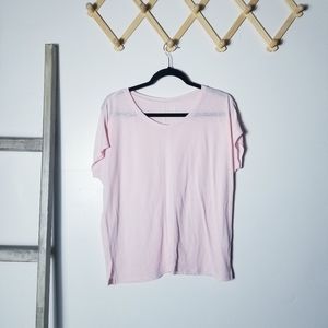 GAP LIGHT PINK BLOUSE SIZE MEDIUM